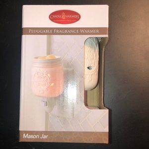 New! Pluggable fragrance warmer, mason jar by Candle Warmers
